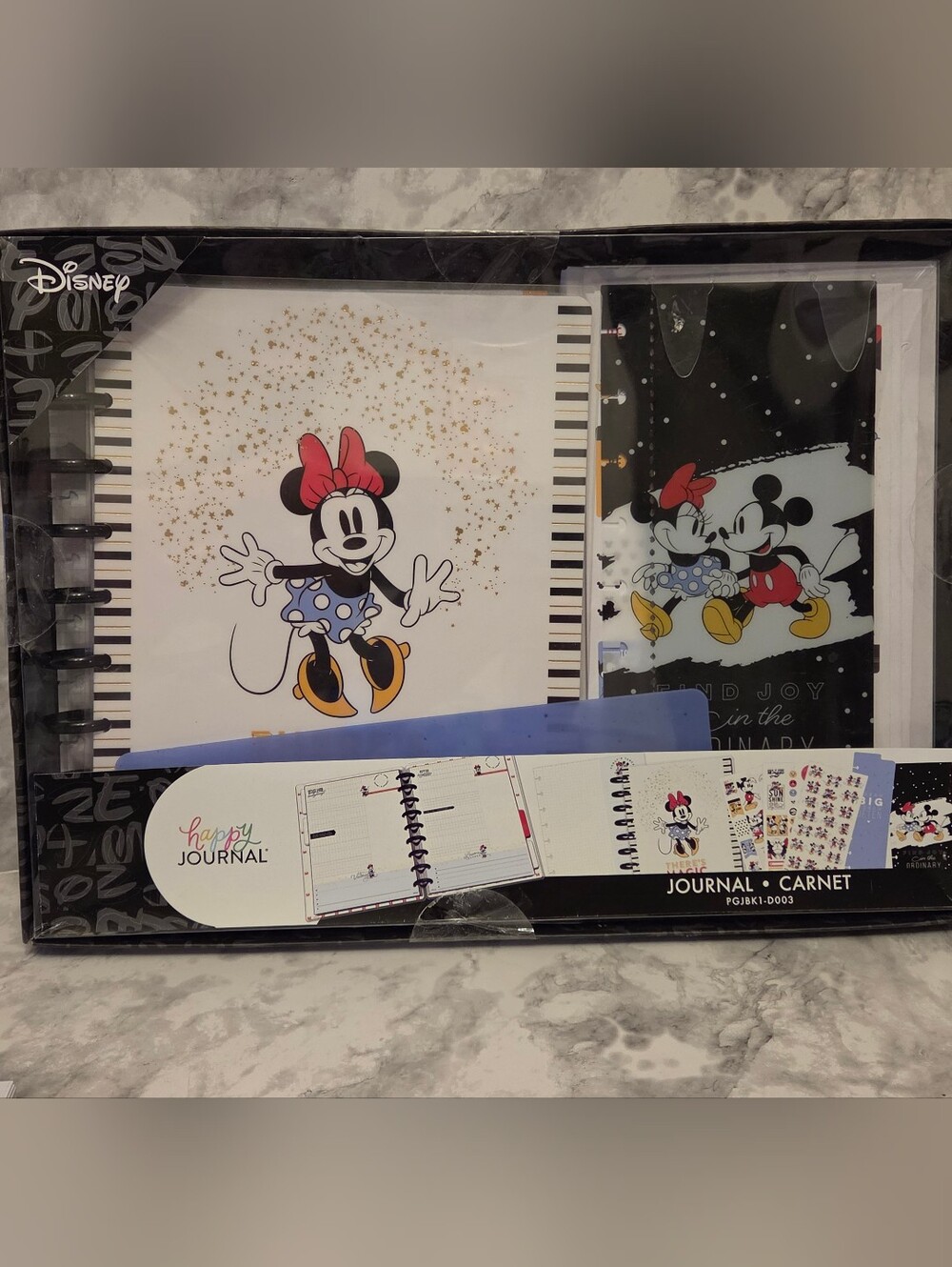 Disney The Happy Planner - Minnie Mouse Journal Set - Red, Black, Yellow & White